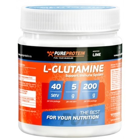 Pure L-Glutamine 200г,  Лесные ягоды