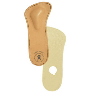 Стельки TERNEZA полустельки ортопедические  мужские, женские для модельной обуви, кожа (арт. СТ-230) разм. 37