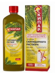 Набор косметический СКИПАР терапевтический эмульсия скипидарная желтая 200мл для ванн НТВ-01