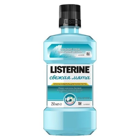 Ополаскиватель полости рта LISTERINE Освежающая мята 250мл (1 + 1)