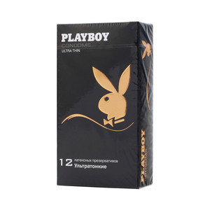 Презерватив PLAYBOY Ultra Thin, 12 шт.  (ультратонкий)