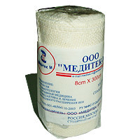 Бинт эластичный 10см х 3м с подкладкой