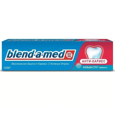 Зубная паста БЛЕНД-А-МЕД Анти-кариес, кальци-стат, Свежесть 100мл