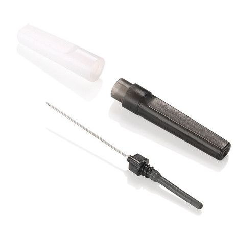 Игла двусторонняя G22 с визуальной камерой, 100 шт.  (черная)