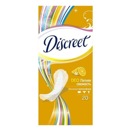 Прокладки гигиенические DISCREET Deo Летняя свежесть, 20 шт.