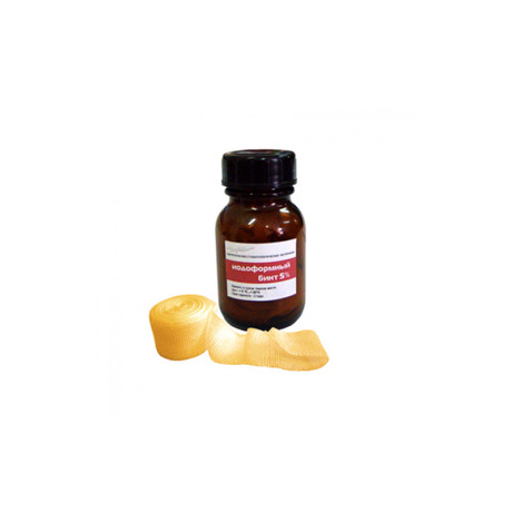 Бинт иодоформный 10х2,5м