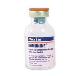 Иммунин флакон (лиофилизированный порошок для приготовления инъекционного раствора) 600МЕ, 1 шт.  + растворитель