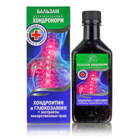 Безалкогольный бальзам СИБИРСКИЙ Хондронорм глюкозамин, хондроитин и экстрактом лекарственных трав 250мл