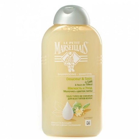 LE PETIT MARSEILIAIS (Маленький марселец) шампунь для всех типов волос Молочко и Липа 250мл