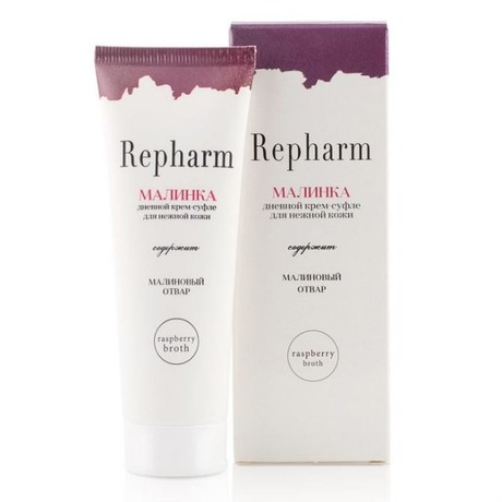 Крем-суфле РЕФАРМ Малинка для нежной кожи дневной малиновый отвар 50г