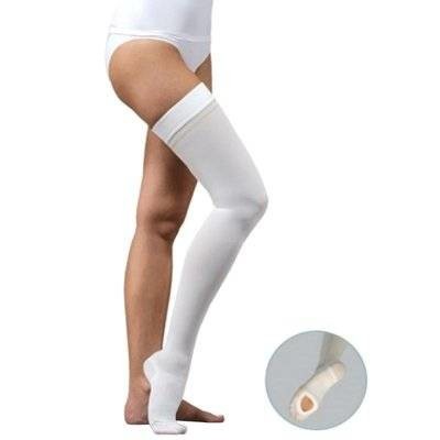 Чулки компрессионные  1-кл. (18-21мм) (рост 158-170) разм. 4 (бел.) (арт. 0403 Hospital)