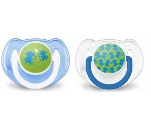 Соска-пустышка AVENT силиконовая Classic (6-18мес.), 2 шт. (арт. SCF195/04 702214)