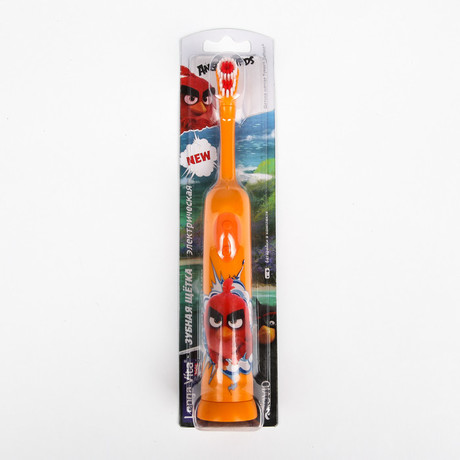Зубная щетка детская LONGA VITA Angry Birds ротационная (с 3 лет)