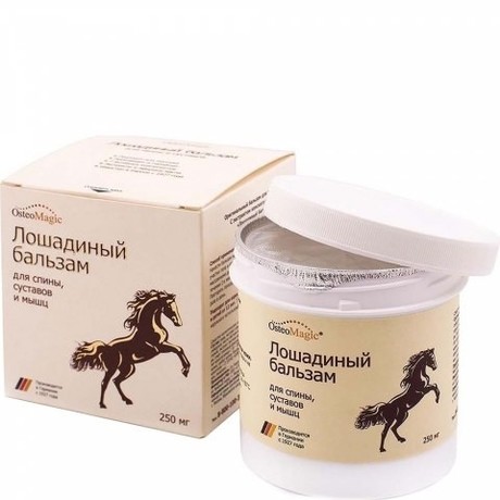 Бальзам косметический ЛОШАДИНЫЙ OsteoMagic с экстрактом конского каштана 250мл