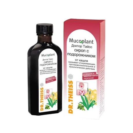 Доктор Тайсс сироп с подорожником флакон (сироп) 250мл (3+1)