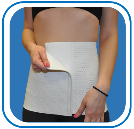 Пояс КОМФОРТ эластичный компрессионный послеоперационный №1 бел.