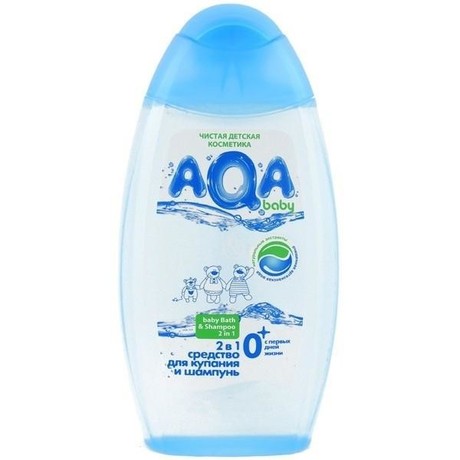 Средство AQA baby "2в1" для купания и шампунь 250мл