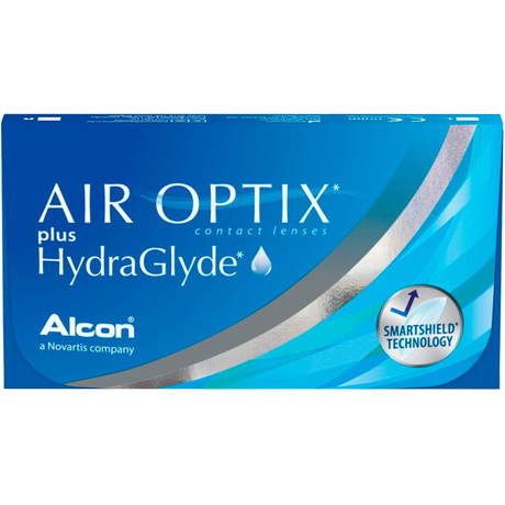Линзы Air optix Plus HydraGlyde BC 8.6, 3  шт. контактные корриг. (-2.00)