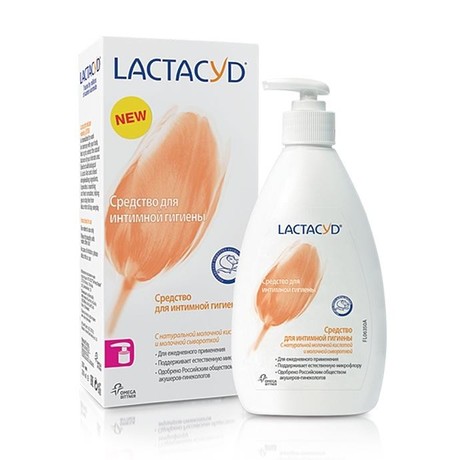 Лактацид средство ежедневное для интимной гигиены 200мл (дозатор)