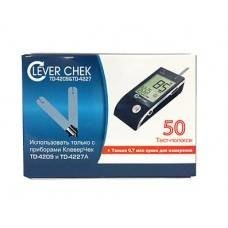 Тест-полоска CLEVER CHEK TD-4209/TD-4227A/TD-4227B, 50 шт.