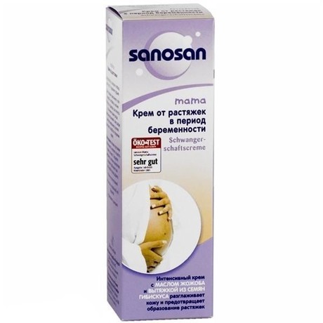 Масло натуральное SANOSAN Mama против растяжек в период беременности 100мл