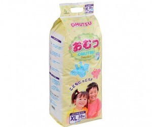 Подгузники-трусики OMUTSU разм. XL (12-22кг), 38 шт.
