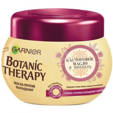 Garnier Botanic Therapy маска Касторовое масло и миндаль 300мл