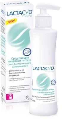 Лактацид Фарма средство ежедневный для интимной гигиены с противогрибковыми компонентами 250мл