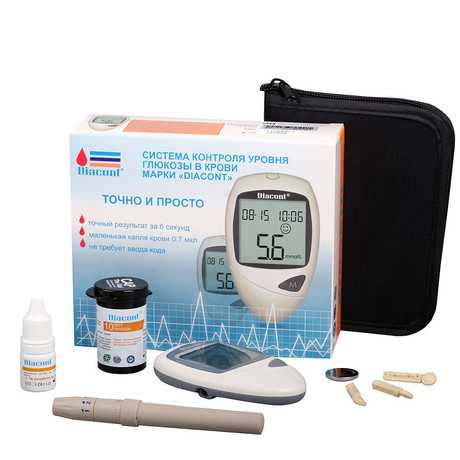 Система DIACONT контроля уровня глюкозы в крови