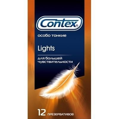 Презерватив CONTEX, 12 шт.  Lights (особо тонкие)