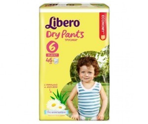 Подгузники-трусики LIBERO Dry Pants Extra Large (13-20кг), 46 шт.