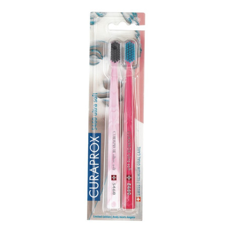 Набор CURAPROX Ultra Soft CS 5460/2 Michelangelo зубных щеток ультрамягкие (розовые)