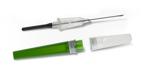 Игла двусторонняя с визуальной камерой G21 (зеленый), 100 шт.