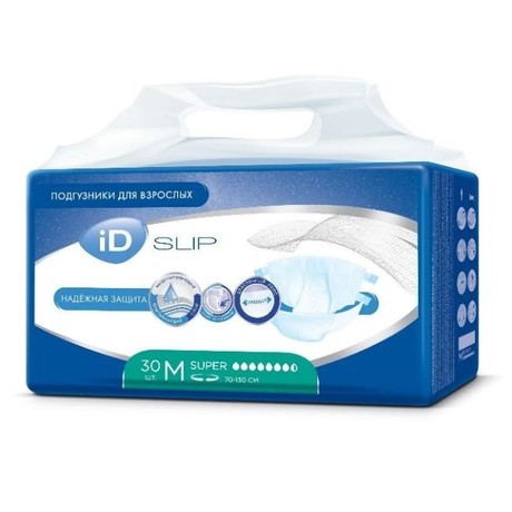 Подгузники ID Ultra M, 30 шт.