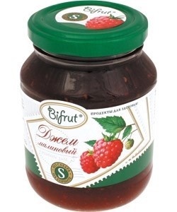 Джем BIFRUT малина на сорбите 300г