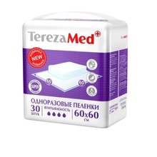 Пеленки TEREZA MED Super одноразовые 60 x 60, 30 шт.
