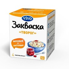 Закваска бактериальная VIVO творог 500мг, 4 шт. 