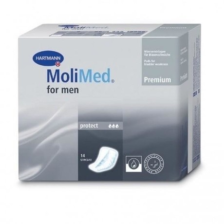 Прокладки гигиенические MOLIMED PREMIUM for men protect вкладыши при недержании, 14 шт. х 2   25% скидка