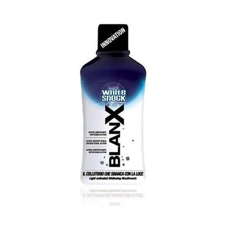 Ополаскиватель полости рта Blanx White Shock Blue Formula Mouthwash 500мл
