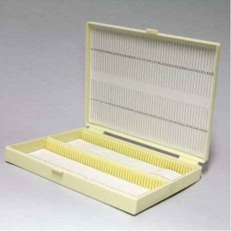 Штатив бокс для предметных стекл на 100 шт.