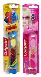 Зубная щетка детская COLGATE Spider man супер мягкая электрическая