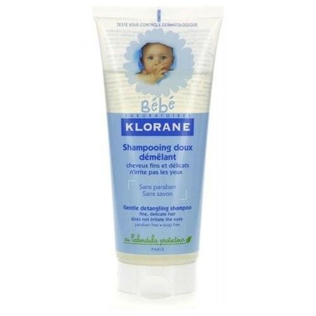 Гель детский KLORANE Bebe мягкий пенящийся для волос и тела 200мл