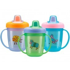 Поильник КУРНОСИКИ 17021 непроливайка с ручками 250мл