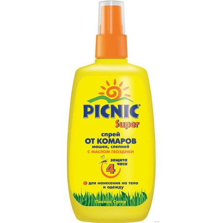 Пикник-Супер спрей от комаров 120мл