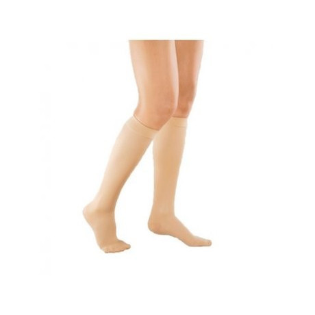 Чулки компрессионные до колена разм. L (беж.) (арт. 1С102)