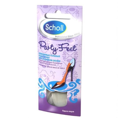 Подушечки SCHOLL Party Feet гелевые для задников обуви (арт. 8311660)