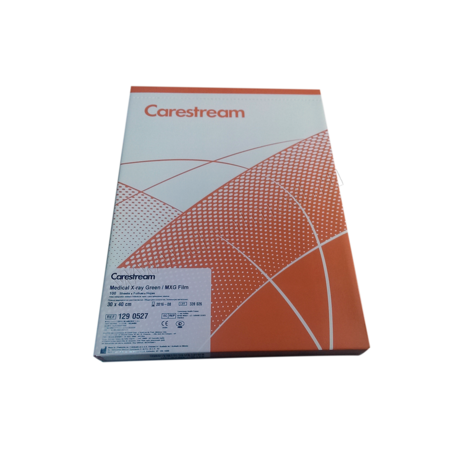 Пленка рентгеновская CARESTREAM МХG Medical X-Ray Green Film 24смх30см лист, 100 шт.