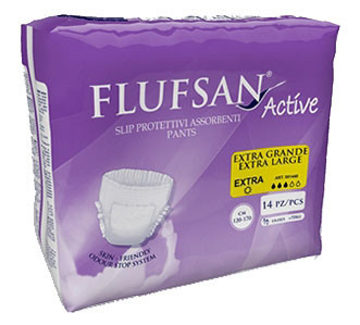 Подгузники-трусики FLUFSAN ACTIVE MAXI XL, 14 шт.