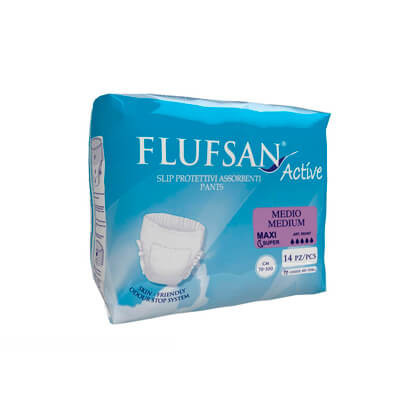 Подгузники-трусики FLUFSAN ACTIVE SUPER M, 14 шт.