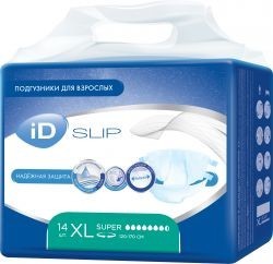 Подгузники ID Анаформ Extra Large Super XL, 14 шт.